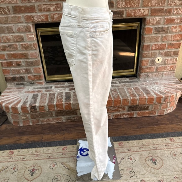 7 For All Mankind White Straight Leg Jeans / 30 / Excellent condition - Picture 4 of 7